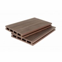 Террасная доска Grand Line, 140 мм, 3D, L=4000 мм, цвет: какао