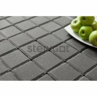 Плитка тротуарная Steingot, квадрат, цвет: серый (полный прокрас), 100х100х60 мм