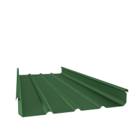 Алюминий в рулоне Alumax Pro, 500 мм, толщина 1 мм, цвет: зеленый