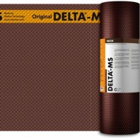 DELTA-MS профилированная мембрана 8mm, гидроизоляция от грунтовых вод