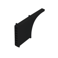 Briko, Вентиляционно-осушающие коробочка V-BOX 115, 60x115x10 мм,  цвет: черный