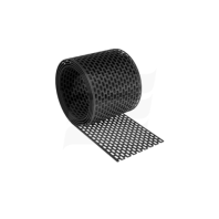 Вентиляционная Карнизная лента Eurovent EAVES GRATE, L=5000 мм, чёрный