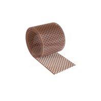 Карнизная вентиляционная лента ПВХ Eurovent EAVES GRATE 5000mm коричневый