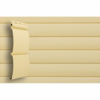Блок-хаус Grand Line сайдинг виниловый, 3000 мм, цвет: Ванильный