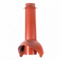 Выход канализации Krovent Pipe VT 110 цвет: кирпично-красный