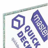 ДСП QuickDeck Master, древесно-стружечная плита с пленкой 2440x600 мм, 22 мм.