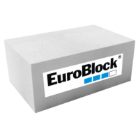 Газобетон EuroBlock cтеновой прямой, D500, 600x300x300 мм
