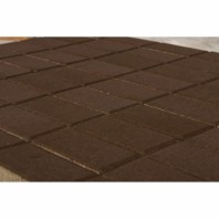 Плитка тротуарная BRAER, прямоугольник, коричневый,200х100х40 мм