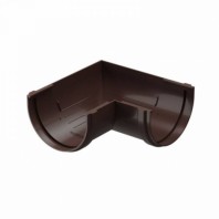 Угол желоба 90˚ Docke Premium Ø120 мм, цвет: Шоколад
