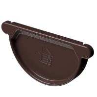 Заглушка универсальная, Docke Stal Premium, Ø125 мм, цвет: шоколад