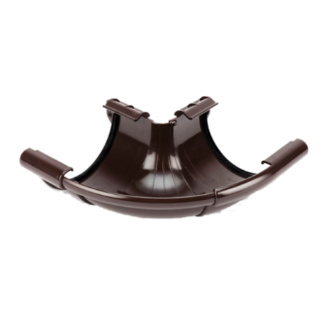 Угол желоба регулируемый 90°-150° Galeco  Ø152(130)/100 мм, цвет: Темно-коричневый