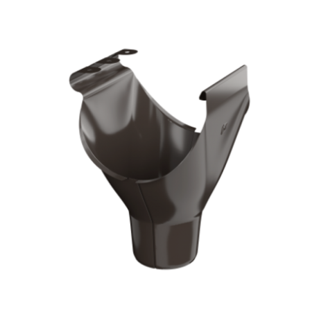Воронка желоба, Технониколь, Ø125 мм, Puretan, цвет: Темно-коричневый