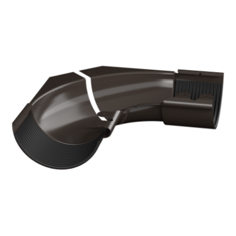 Угол желоба внутренний, регулируемый, Технониколь, Ø125 мм, Puretan, цвет: Темно-коричневый