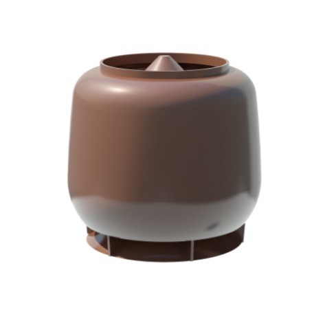 Колпак на вентиляционный выход Технониколь, D=160, цвет: коричневый