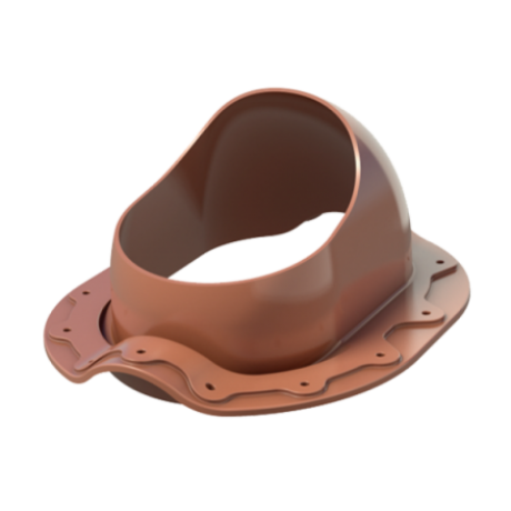 Проходной элемент для металлочерепицы Технониколь SKAT Monterrey, цвет: коричневый