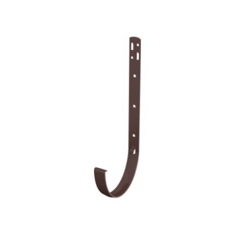 Крюк крепления желоба металлический  Технониколь Ø125 мм, цвет: Темно-коричневый