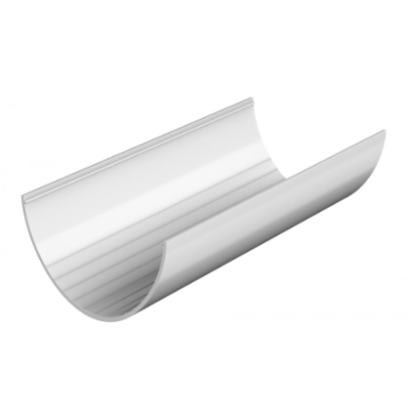 Желоб водосточный Технониколь Ø125 мм, L=3000 мм, цвет: Белый