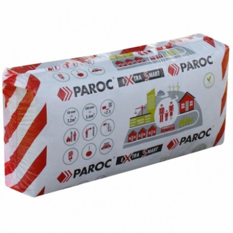 PAROC eXtra smart, универсальный утеплитель 100х600х1200   (3.60 м²/уп, 0.360 м³/уп)