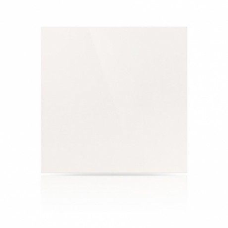 Керамогранит плитка 600х600х10 мм, Полированный, Моноколор, Цвет: Белый UF001PR
