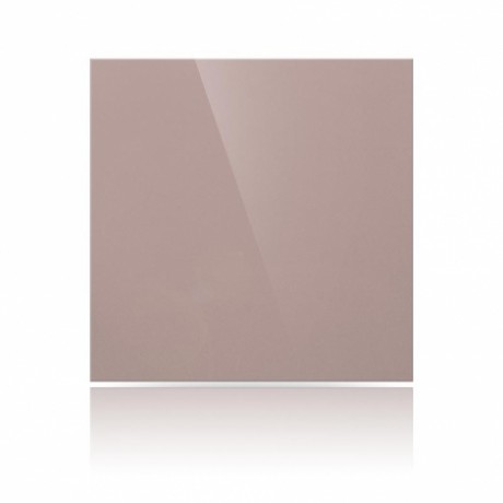 Керамогранит плитка 600х600х10 мм, Полированный, Моноколор, Цвет: Розовый UF009PR