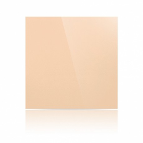 Керамогранит плитка 600х600х10 мм, Полированный, Моноколор, Цвет: Оранжево-персиковый UF016PR
