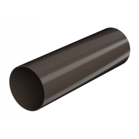Труба водосточная Технониколь Ø82 мм, L=1500 мм, цвет: Темно-коричневый