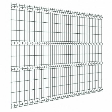 Забор из сетки гиттер, панель Medium 1.53x2.5m RAL 8017