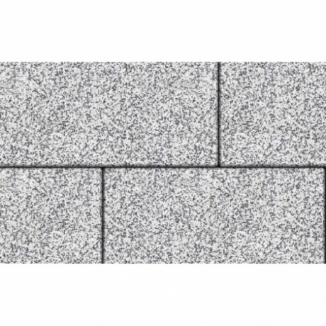 Плитка тротуарная Выбор, прямоугольник, стоунмикс, бело-чёрный, 600х300х80 мм