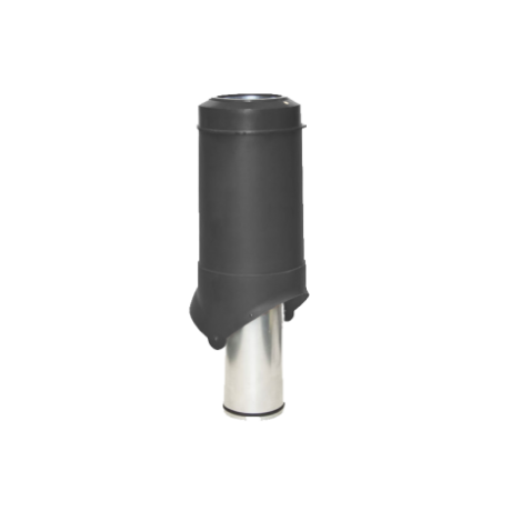 Выход вентиляции Krovent Pipe-VT 125is цвет: серый
