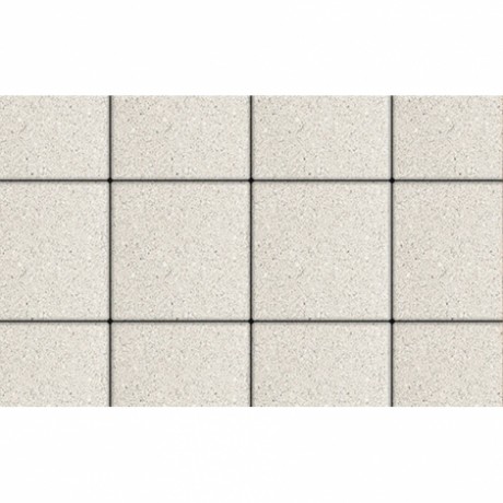 Плитка тротуарная Выбор, квадрат, гладкий белый,300х300х80 мм