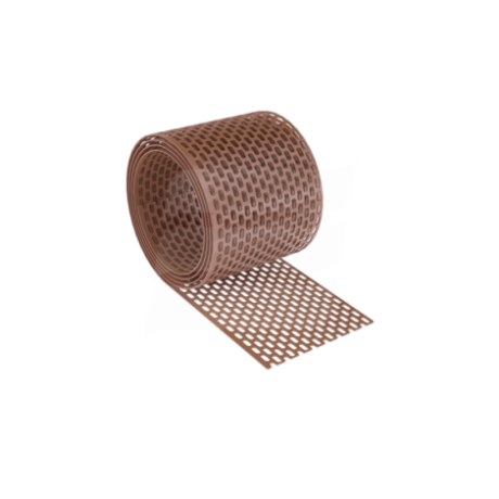 Карнизная вентиляционная лента ПВХ Eurovent EAVES GRATE 5000mm коричневый