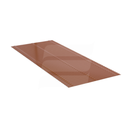 Желоб ендовы Q, Eurovent, коричневый, L=2000 мм