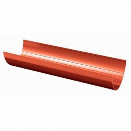 Желоб водосточный Verat  Ø125 мм, L=2000 мм, цвет: Красный